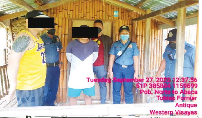 most-wanted-wv Facing rape charges, Western Visayas’ No. 1 most wanted person, Jairos Osuyos, was arrested on Tuesday afternoon, Sept. 27, in Barangay Abaca, Tobias Fornier, Antique. PRO-6 PHOTO