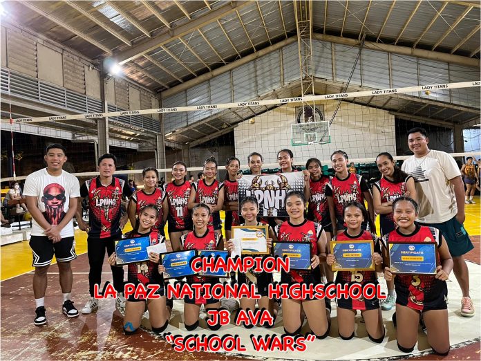 school-wars-lapaz Photo courtesy of JB Amateur Volleyball Association