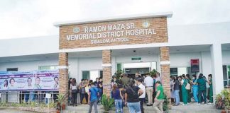 The Ramon Maza Sr. Memorial District Hospital in Barangay Catungan I, Sibalom, Antique will open on Friday, Sept. 16, 2022. MAYOR GIAN CARLO F. OCCENA/FB