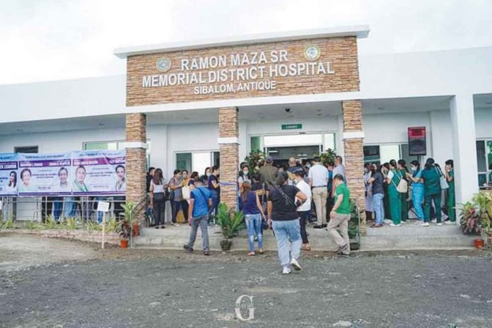 The Ramon Maza Sr. Memorial District Hospital in Barangay Catungan I, Sibalom, Antique will open on Friday, Sept. 16, 2022. MAYOR GIAN CARLO F. OCCENA/FB