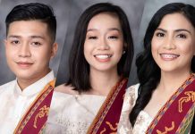 Quintet of DOST scholars score highest marks in Fisheries Tech board exam (From left) Cherry Dale C. Templonuevo, Joseph Keith Paulo T. Nava, Marriane Joyce S. Herrada, Yessamin T. Lebaquin, and Ferla Pearl O. Palomar in their graduation photos which commemorate not only earning their bachelor's degrees but also their topnotcher ranks in the October 2022 Fisheries Technology board examination.