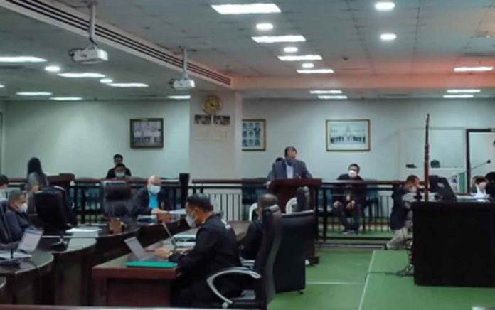Iloilo-SP The Sangguniang Panlalawigan approves the construction of rainwater harvesting systems in identified Iloilo towns during its regular session on Tuesday afternoon, Oct. 11. The provincial government has allotted P114,000 for each project. SANGGUNIAN IN ACTION PHOTO