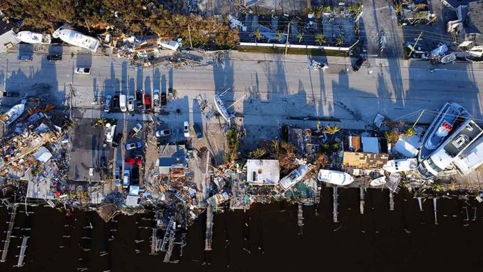 Homes and Business are destroyed after Hurricane Ian came barreling across Florida in the United States. Getty Images