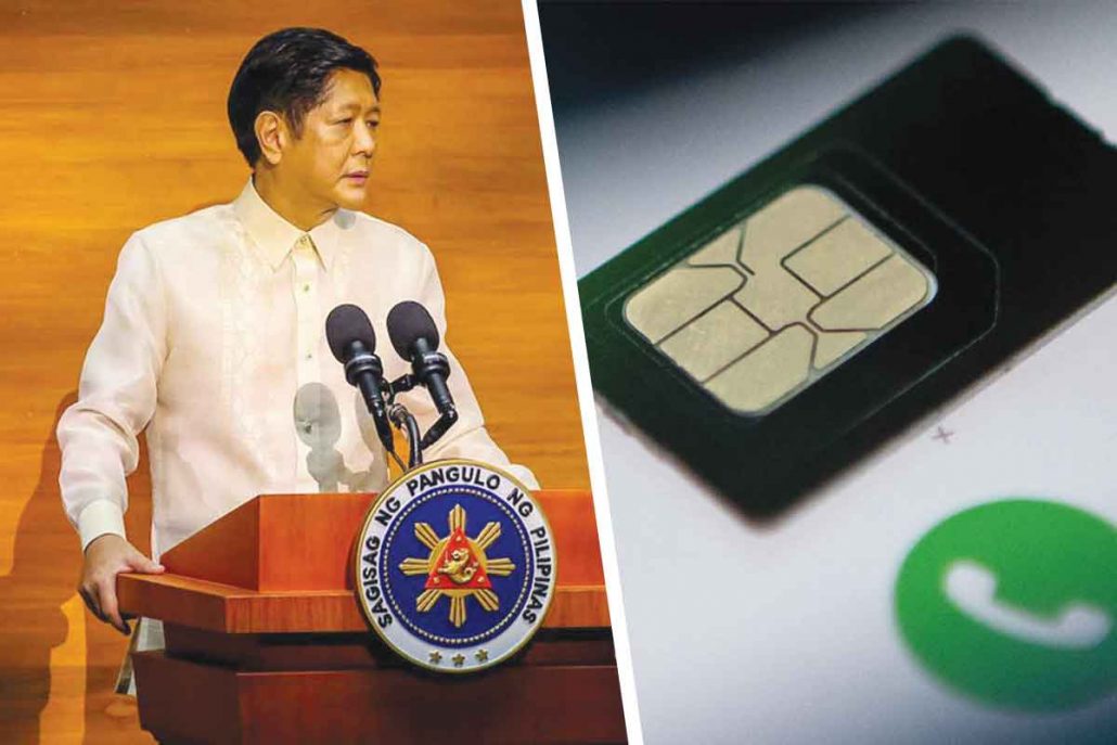 Marcos signs SIM registration law