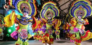 Masked dancers during the Opening Ceremony of Masskara sa Panaad.