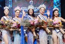 Meet Bacolod City’s new queens (From left) First runner-up Eirine Juliane Granada, Miss Bacolod MassKara World Janine Gelera, Miss Bacolod MassKara Universe Kara Daniela Villarosa, Miss Bacolod MassKara International Jan Marie Bordon, and second runner-up Sandale Masangcay