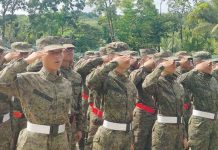 Two hundred twenty-seven candidate soldiers completed their almost five months of basic military training at the Philippine Army’s 3rd Infantry (Spearhead) Division Training School on Oct. 26, 2022 in Camp Macario B. Peralta, Jamindan, Capiz. PHILIPPINE ARMY SPEARHEAD TROOPERS FB PHOTO