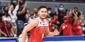 Bacolodnon Jose Antiporda serves as the spark in the University of the East Red Warriors’ victory over University of Santo Tomas Growling Tigers. UAAP MEDIA BUREAU