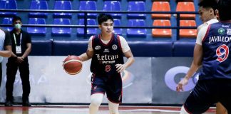 Kurt Reyson delivers two clutch free throws in Colegio de San Juan de Letran Knights’ close win over Emilio Aguinaldo College Generals. PHOTO BY NCAA/GMA
