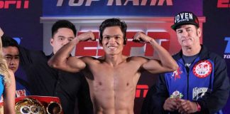 Jerwin Ancajas aims to reclaim the IBF World super flyweight championship in his rematch with Argentinian Fernando Daniel Martinez this weekend. PHOTO COURTESY OF JHAY OH OTAMIAS