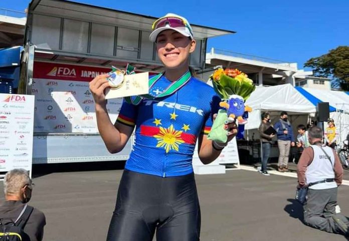 sports-bacolodnon Athena Tashcuh Sonota is thankful for the opportunity to represent the country in the 2022 Japan Mountain Bike Cup. PHOTO FROM TASH SONOTA FACEBOOK PAGE