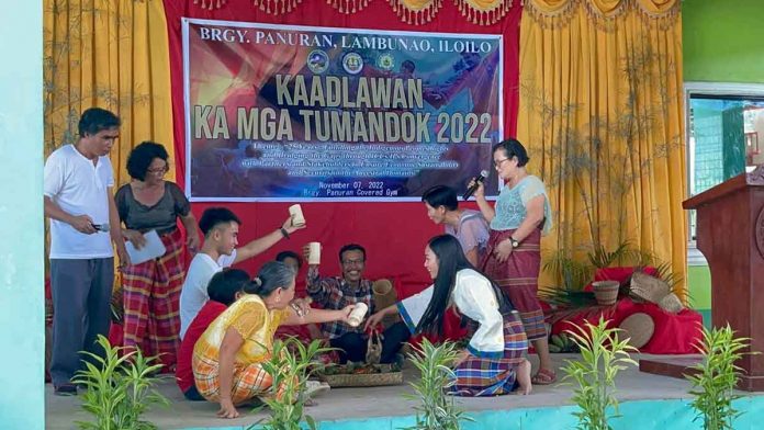 IP-Day-1 The Panay Bukidnon in Barangay Panuran, Lambunao, Iloilo celebrated their first ever Indigenous Peoples’ Day on Monday, Nov. 7, 2022. LAMBUNAO TOURISM FB PAGE PHOTO