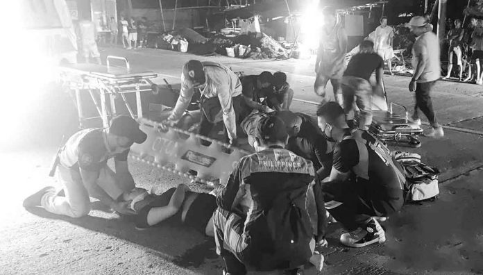 Oton-bw An instructor of the University of the Philippines Visayas - Miag-ao campus was killed while a graduating student of the said school was injured after their motorcycle crashed against a delivery van in Barangay Trapiche, Oton, Iloilo early morning on Saturday, Nov. 12, 2022. BFP - OTON FACEBOOK PAGE PHOTO