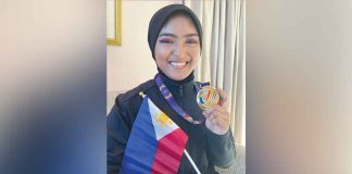 Mary Francine Padios of Kalibo, Aklan is a Hanoi Southeast Asian Games gold medal winner in pencak silat. CONTRIBUTED PHOTO