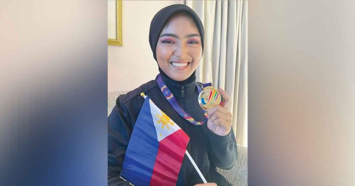 aklanon-pencak-silat Mary Francine Padios of Kalibo, Aklan is a Hanoi Southeast Asian Games gold medal winner in pencak silat. CONTRIBUTED PHOTO