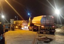 First batch of fuel tankers arrive in Antique Two fuel tankers carrying 120 thousand liters of fuel arrived in Antique on Friday night, Nov. 4. PROVINCE OF ANTIQUE FB PAGE PHOTO