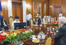 Marcos to sign order promoting ease of doing business in PH President Ferdinand Marcos Jr. meets with officials from the Department of Trade and Industry on Tuesday, Nov. 29, 2022. OFFICE OF THE PRESS SECRETARY/HANDOUT PHOTO