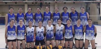 Members of Bacolod Tay Tung High School secondary girls volleyball team. PHOTO COURTESY OF ROBERTO CALAMBA JR.