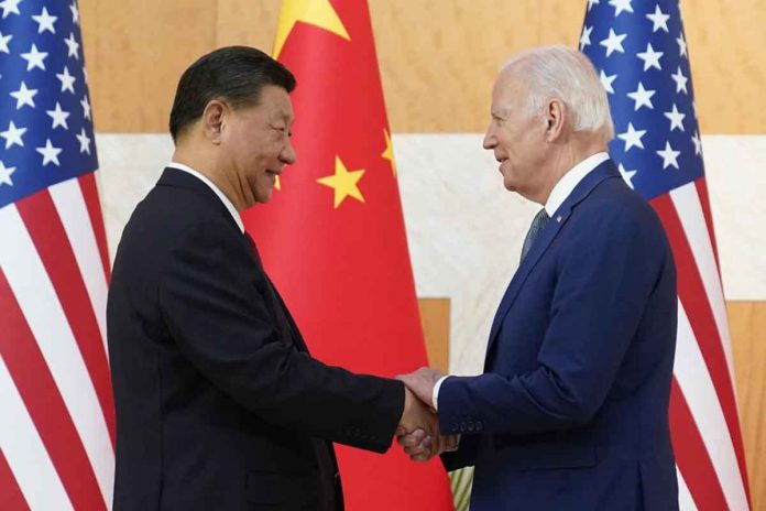 world1-us-china US President Joe Biden and Chinese President Xi Jinping shake hands before their meeting on the sidelines of the G20 Summit on Nov. 14, 2022 in Bali, Indonesia. AP