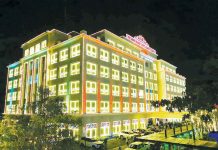 The Iloilo Provincial Government is back again at illuminating the capitol complex. Aside from the usual Christmas lights and other decorations, multi-colored laser lights are also used. MAYIN DE LOS SANTOS PHOTO