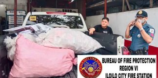 Some 2,000 pieces of “undocumented” candle bombs or “kamara” were confiscated from a tricycle on Circumferential Road 1, Barangay Sooc, Arevalo, Iloilo City on Wednesday, Dec. 28, 2022. BFP R6 PUBLIC INFORMATION UNIT FB PHOTO