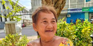 "Ang gusto ko lang ya maayo pa nga lawas kag blessings man eh kay ako lang nga daan isa wala na ko bana patay na dugay na kag wala man kami bata nga duha." - Nanay Fanny. PN Photo