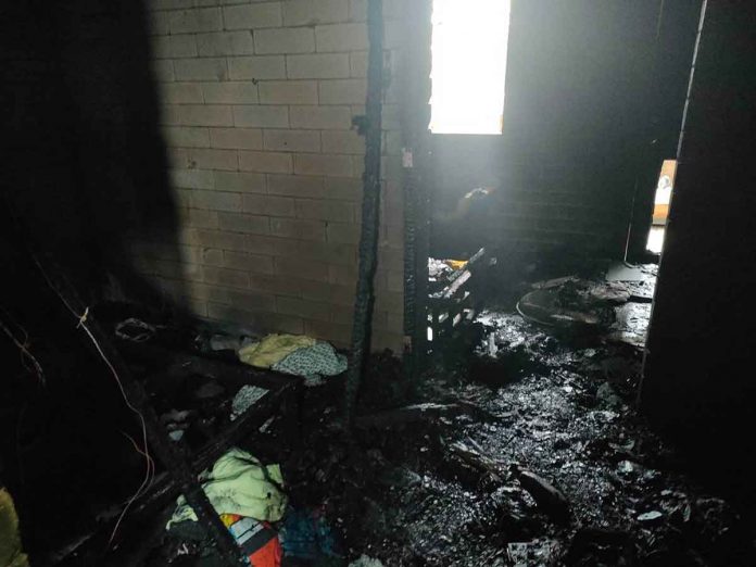 Fire engulfs village chief’s house in Jaro