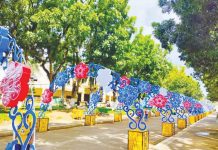 Iwag Festival in Pototan, Iloilo – which will open on Dec. 16 – will be much brighter this year, assured Mayor Rafael Enrique P. Lazaro. Photo shows a new decoration in a part of Pototan plaza. ACE. EM PHOTOGRAPHY VIA DISCOVER POTOTAN ILOILO PHOTO
