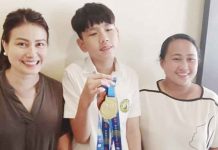 Ilonggo kid wins medals in Math Olympiad in Indonesia (From left) Dr. Pamela Ng Yoo, Gihun Ng Yoo and teacher Irish Mae Palomo