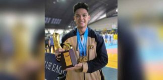 Negrense Ceanne Kyle Rosquillo of the National University Bulldogs bags gold and silver medal in the UAAP Season 85 poomsae event. This photo is courtesy of Negros Taekwondo Union-Tiger Nesw Gen.
