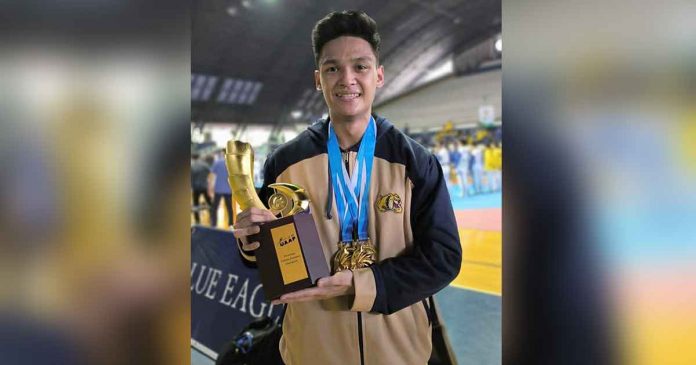 negrense-bags-gold Negrense Ceanne Kyle Rosquillo of the National University Bulldogs bags gold and silver medal in the UAAP Season 85 poomsae event. This photo is courtesy of Negros Taekwondo Union-Tiger Nesw Gen.