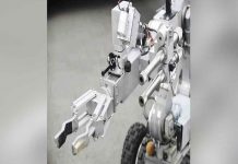 San Francisco to allow police ‘killer robots’ A bomb disposal robot extends its arm. GETTY IMAGES