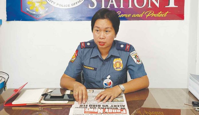 sangrines Police Captain Sheila Mae Sangrines, spokesperson of the Iloilo City Police Office, says they will deploy police personnel and force multipliers to secure the venue of the Dinagyang 2023 “Pamukaw” early morning of Dec. 16. AJ PALCULLO/PN
