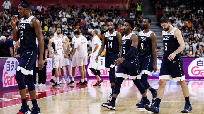 sports-USA Players of Team USA show their dejection following their loss in the 2019 FIBA World Cup in China. PHOTO COURTESY OF CNN