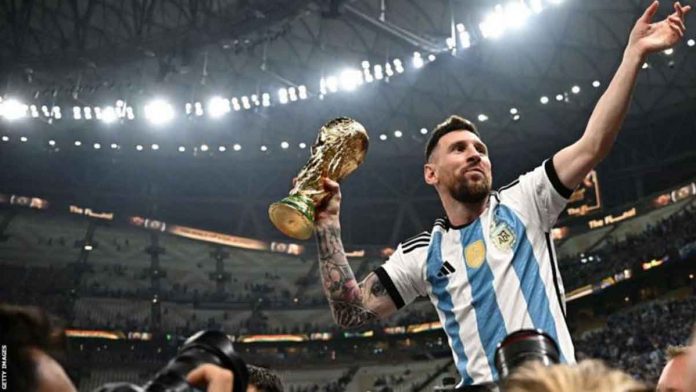 sports-World-Cup-pic-and-caption Lionel Messi is a World Cup winner at last. GETTY IMAGES