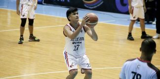 King Caralipio steps up in his final collegiate game to lead Colegio de San Juan de Letran Knights to the NCAA men’s basketball three-peat. PHOTO BY GMA SPORTS/NCAA