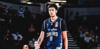 Kai Sotto started for the 36ers for the third straight game in the 2022-23 NBL season. PHOTO COURTESY OF NBL