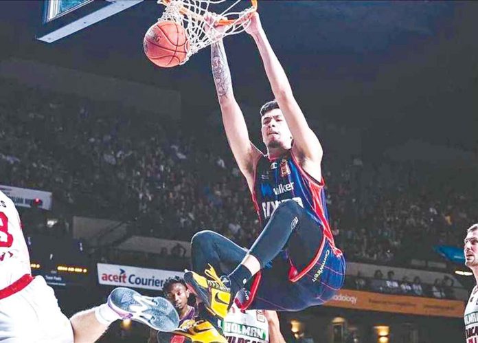 sports-kai Kai Sotto started anew for the Adelaide 36ers but was limited with his points. NBL PHOTO