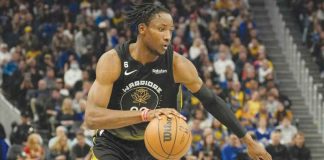 Jonathan Kuminga scores three crucial baskets in Golden State Warriors’ escape win over the Charlotte Hornets. WARRIORS WIRE PHOTO