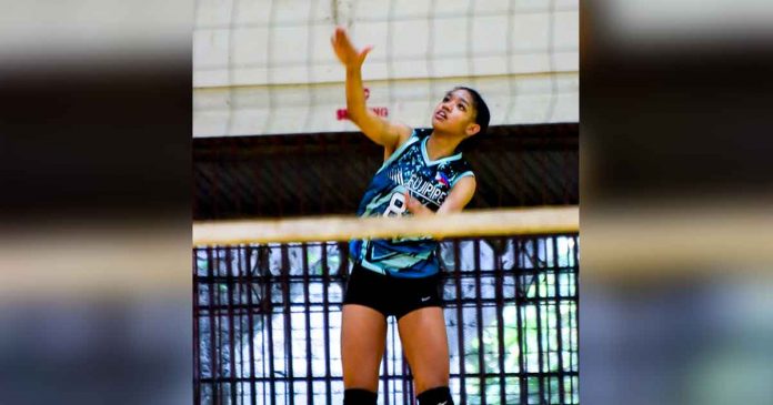 tay-tung Dona Mae de Leon is among the standouts of Bacolod Tay Tung High School Thunderbolts-Western Visayas in the 2022 Rebisco Volleyball League National Finals. PHOTO COURTESY OF HARRIS JORDAN BITALAC