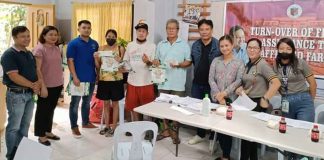 Thirty-nine African Swine Fever-affected hog raisers in Leganes, Iloilo received financial assistance from the provincial government on Tuesday, Jan. 24. OFFICE OF THE PROVINCIAL VETERINARIAN – ILOILO PHOTO