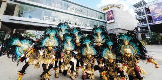 Dinagyang warriors from the Iloilo Artists Festival Association conduct final rehearsals at Festive Walk Iloilo in preparation for today’s Dinagyang festivities. The 72-hectare Iloilo Business Park township in Mandurriao district is hosting the grandest and most exciting events of the Dinagyang Festival 2023 including the finale of the Dinagyang ILOMINATION Showdown, Dinagyang Floats Parade of Lights, the Grand Fireworks Display, and the Dinagyang Music Festival from Jan. 21 to 22.
