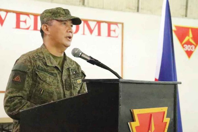 Samson Colonel Michael Samson, commander of Philippine Army’s 303rd Infantry Brigade, says the New Peoples Army's rejection of peace is a proof that they do not want to resolve the problems in Negros Island. BROWN EAGLE FACEBOOK PHOTO