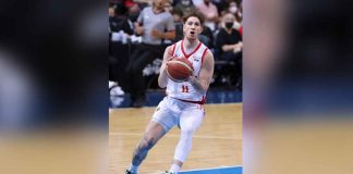 Bay Area Dragons’ Hayden Blankley accuses the ongoing 2022-2023 PBA Commissioner’s Cup finals series with Barangay Ginebra San Miguel Kings as “cooked.” PBA PHOTO