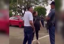 Suspended Mayor, Daughter clashes with Cops as they enter Municipal Hall Screenshot taken from OneTV