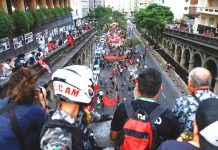 A pro-democracy march is being held in Porto Alegre in southern Brazil, around 1,931 kilometers from the capital Brasilia, where the riots happened. REUTERS