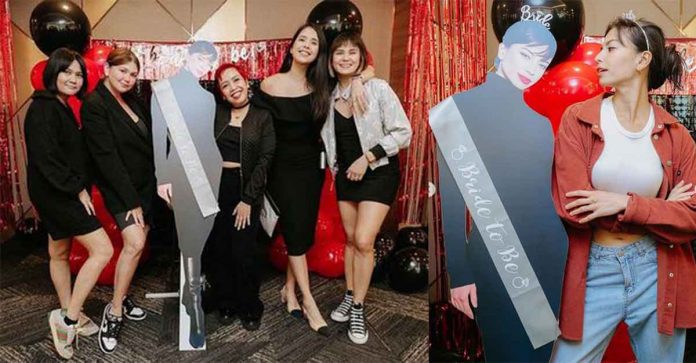 de-castro Angelica Panganiban, one of Aglaia de Castro’s closest friends, organizes a surprise bridal shower for the latter ahead of her second wedding to Irish husband David Rainey. @MAXENEMAGALONA IG PHOTO/@NICEPRINTPHOTO IG PHOTO