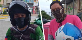 Delivery riders Edson Nofable and Alexander Ayona said their livelihood was disrupted by the phone signal jamming during the Dinagyang Festival 2023 on Jan. 21 to 22. IME SORNITO/PN