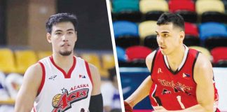 Kevin Barkley Eboña and Michael Digregorio. PHOTOS COURTESY OF PBA AND GETTY IMAGES