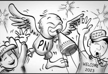 Editorial Cartoon for January 1, 2022.